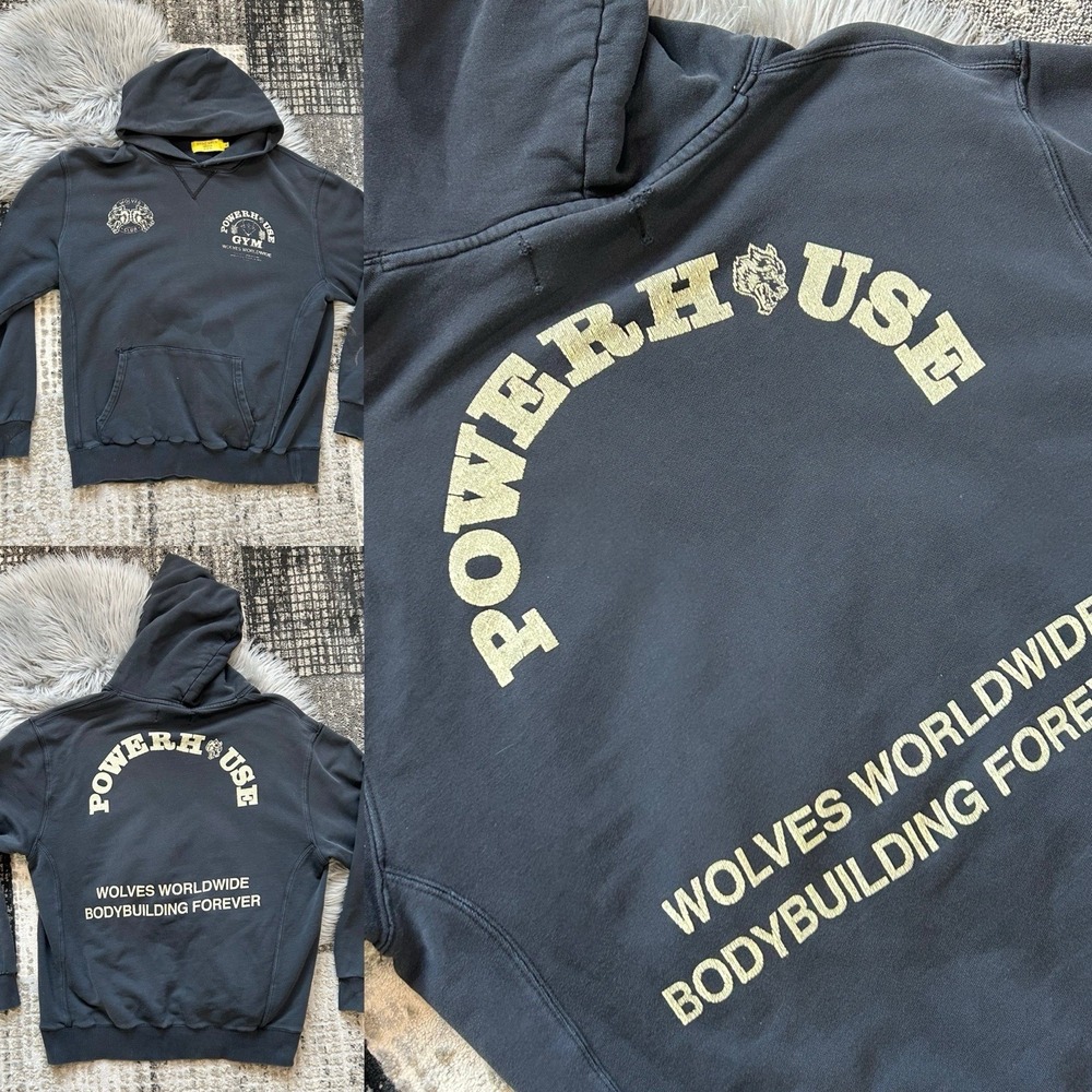 DARC SPORT Bodybuilding Club X Wolves Club Gray Hoodie MED Powerhouse 157 Of 500